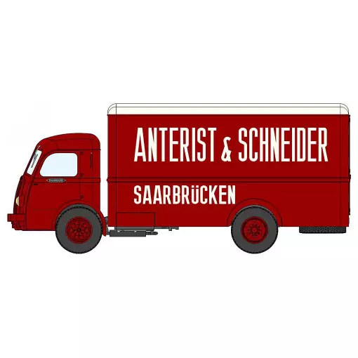 Panhard Movic Fourgon Calandre ancienne "Anterist & Schneider - Saarbrücken"