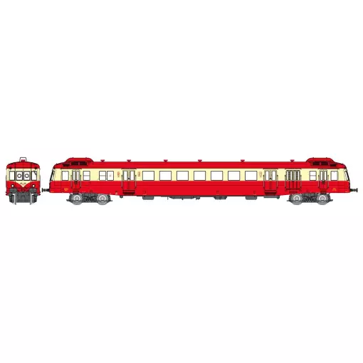 Autorail X-2463 - REE MODÈLES NW-256 S - N 1/160 - SNCF - EP IV - Digital Sound - DCC