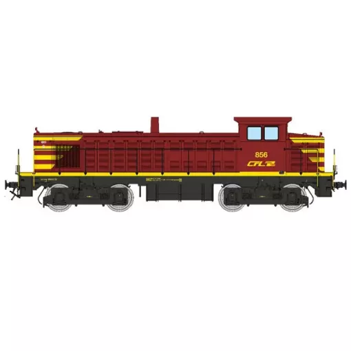 Locomotiva Diesel 858 -Soute 5000L- DCC SON REE MODELES JM016S CFL - HO Ep IV-V