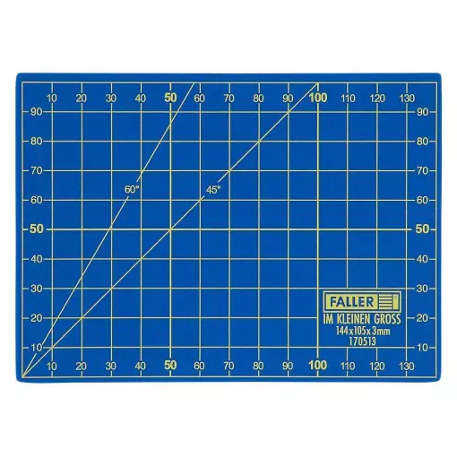 Tapis de découpe auto-cicatrisant avec graduations, Faller 170513, 10,5 cm x 14,8 cm