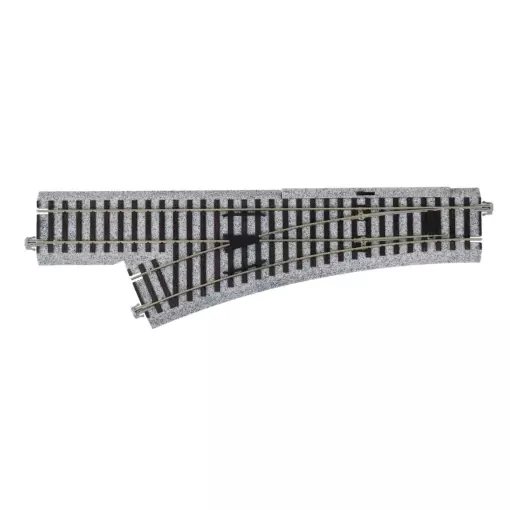 Aiguillage à gauche Unitrack (HP490L) - Kato 2-840 - HO 1/87