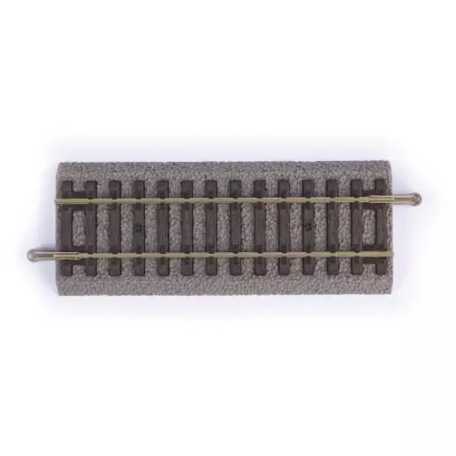 Rechte A-spoor geballast G107 - 107 mm PIKO 55404 - HO 1/87 - Code 100