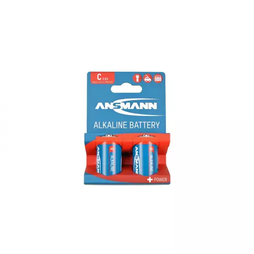 Lot de 2 piles Alkaline 1,5 V Baby/C/LR14 - Carson 500609046 - 1/10