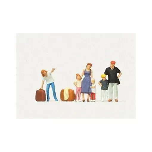 Set di 6 figurine da viaggio Merten 0282539 in standby - TT 1/120