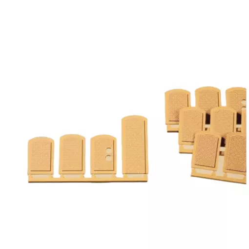 Kit of 16 yellow Auhagen windows 80206 - HO: 1/87 - modular system