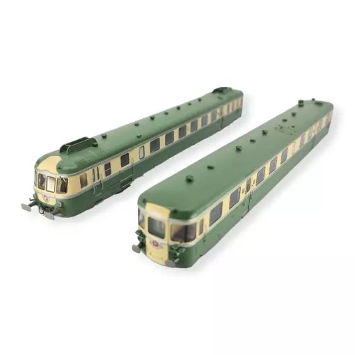 Dieseltriebwagen RGP II mit Anhänger - Jouef HJ2420 - HO 1/87 - SNCF