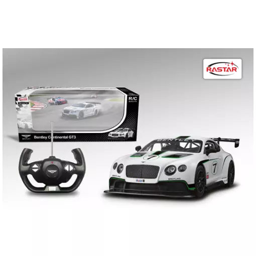 Coche eléctrico - Bentley GT3 Performance blanco RTR - T2M RS70600 - 1/14