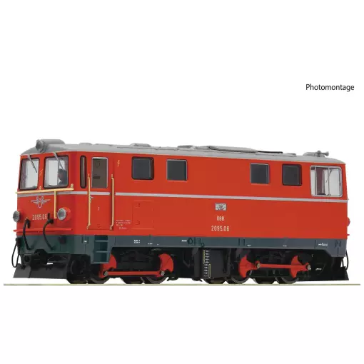 Locomotive diesel 2095.06 Roco 33321 - HOe : 1/87 - ÖBB - EP IV - analogique