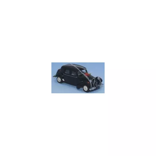 Citroën Traction 11B 1952 negro, coche de novios