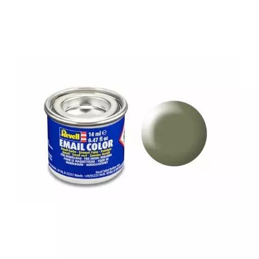 Peinture Émail Revell Vert Roseaux Satiné RAL 6013 .14 ml - REVELL RV32362