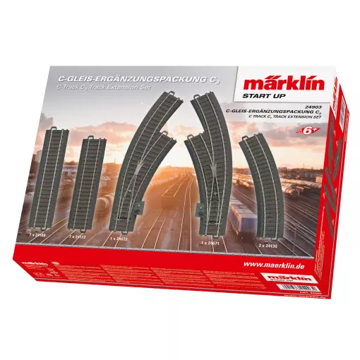 Coffret d'extension C3 - Marklin 24903 - HO 1/87 - Code 83 - Voie C - 3R