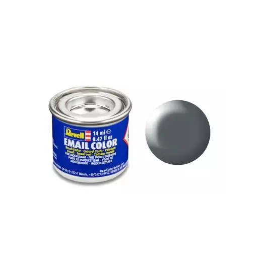 Peinture Émaillée Gris Foncé Semi-Brillant RAL 7012, 14ml - Revell 32378