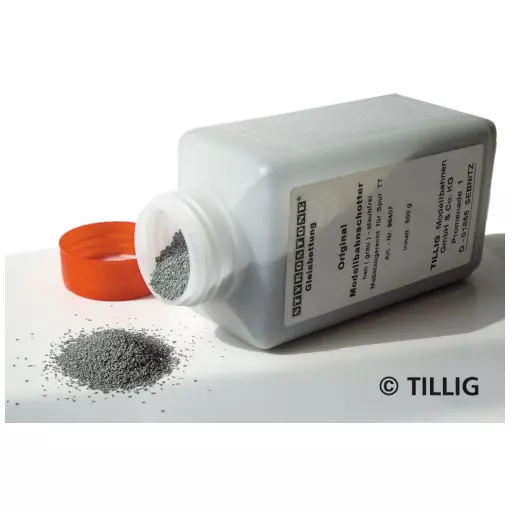 Ballast gris clair 500 g - Tillig Bahn 86607 - HO 1/87