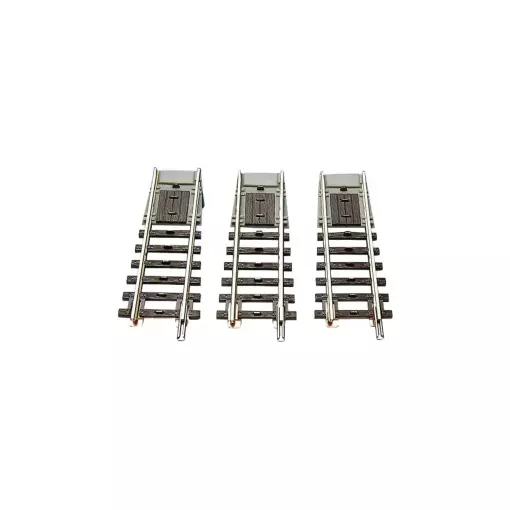 Box of 3 Roco 42617 3R track outlets for Roco 42615 swing bridge