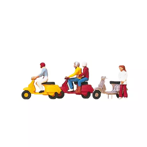 Personages met Vespa