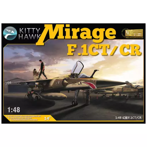 Avion de chasse Mirage F.1CT/CR - Kitty Hawk KH80111 - 1/48