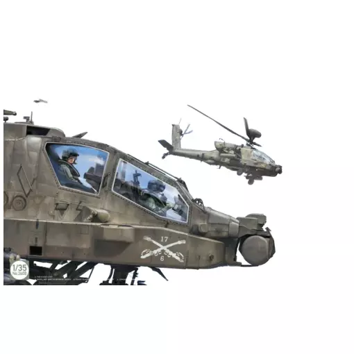 Hélicoptère d'attaque AH-64D - "Apach Longbow Block II" - Takom TATAK2608 - 1/35