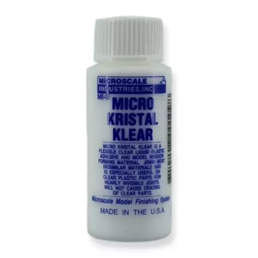 Mikrotransparent - Kristal Klear für Fenster und Klebstoff - MID MI-9