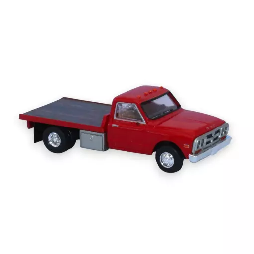 GMC Sierra Grande à plateau, rouge, 1968 - Brekina 19670 - HO 1/87