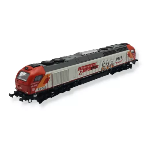 Locomotive diesel-électrique Stadler Euro 4000 livrée VFLI, Sudexpress SVFL048N, N 1/160e