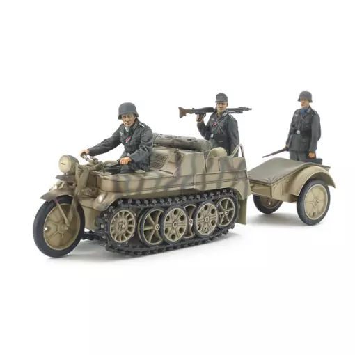 Véhicule militaire Sd.Kfz.2 et soldats - TAMIYA 35377 - 1/35