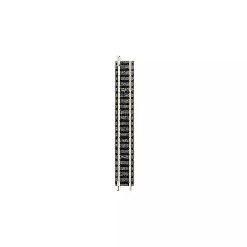 Arnold Transition ballasted straight rail, length 111mm FLEISCHMANN 9117 - HO 1/87