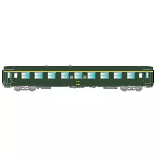 Vagón UIC verde 1ª clase "PARIS MASSENA - SUD OUEST" R37 HO42079 | SNCF HO 1/87 Ep IV