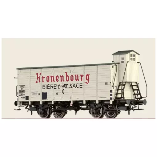 Hlf Bierwagen "Kronenbourg" - Brawa 50994 - HO 1/87 - SNCF - EP III - 2R