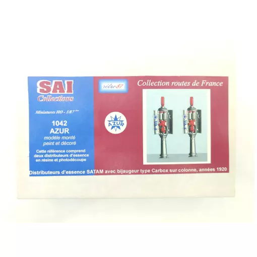 Kit di 2 distributori di benzina "SATAM" SAI 1042 - HO 1/87