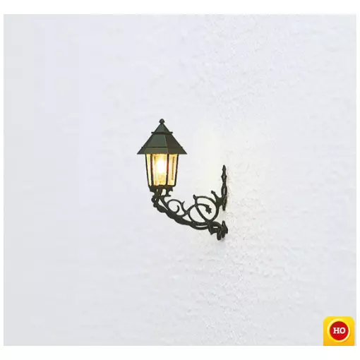 Illuminated wall light Brawa 5357 - HO: 1/87 - Height 20 mm