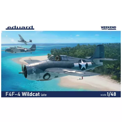 Avion F4F-4 Wildcat late - Eduard Plastic Kits 84204 - 1/48
