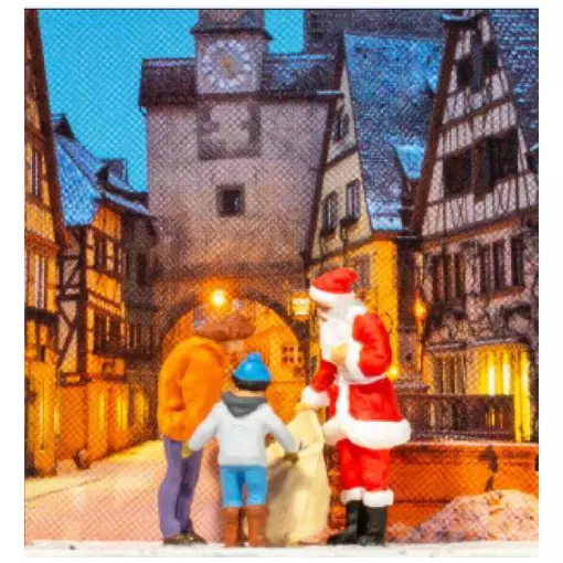 Père Noël - PREISER 99600 - HO 1/87