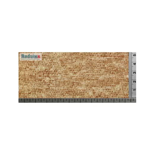 Placca decorativa Redutex 087BS211 - HO : 1/87 - Blocco calcareo arrotondato