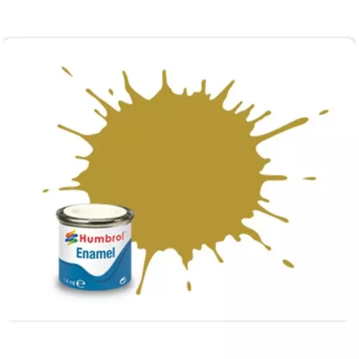 Peinture cellulosique couleur Ocre Mat N°83 - Humbrol AA0919 - 14 mL