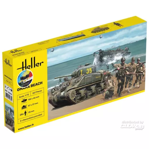 Kit de inicio Omaha Beach - Heller 52332 - 1/72