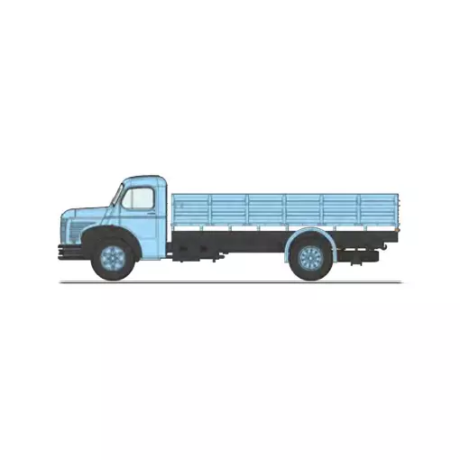 Lkw Berliet GLC 6 mit Seitenklappe - REE MODELES CB110 - HO : 1/87