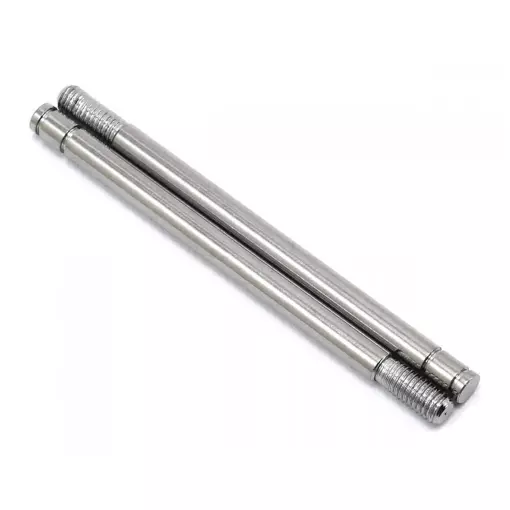 2 Tiges d'amortisseurs acier chrome - Traxxas 1664