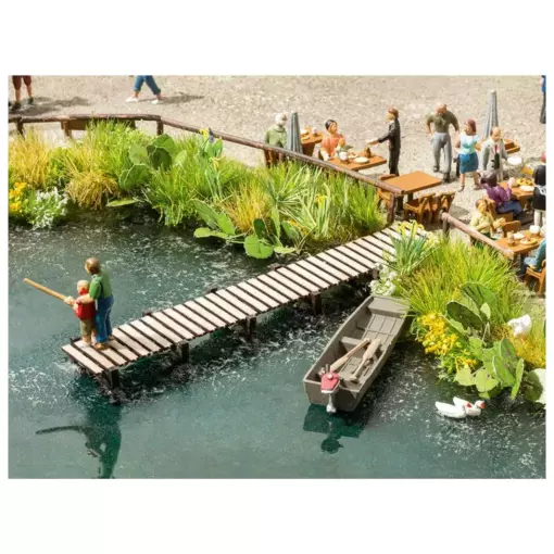 Passerelle pour bateaux NOCH 14223 - HO 1/87 - 95 x 18 x 30 mm