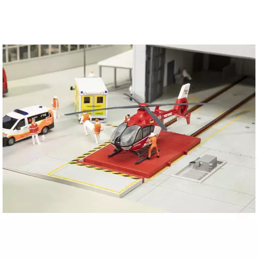 Sauvetage aérien par hélicoptère EC135 - Faller 131020 - HO 1/87