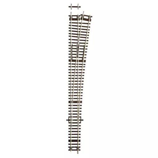 Aiguillage long Droit Wr10 R 1946 mm 10° - ROCO 42489/42491 - HO 1/87 - Code 83
