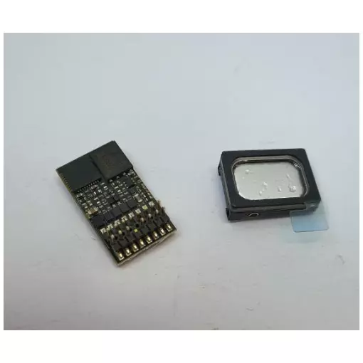 Décodeur draisine du 65 sonore Zimo 16 broches + HP (Sons REE) - Ree Modèles XB410 - HO 1/87