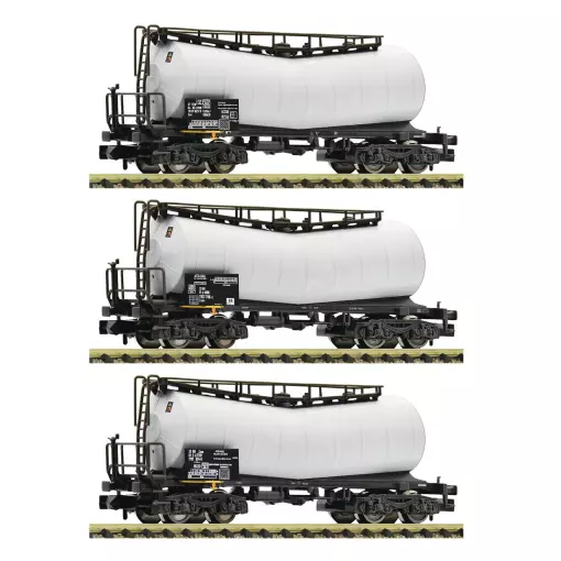 Confezione di 3 carri cisterna FLEISCHMANN 846007 - ATIR-RAIL - N 1/160 - EP VI
