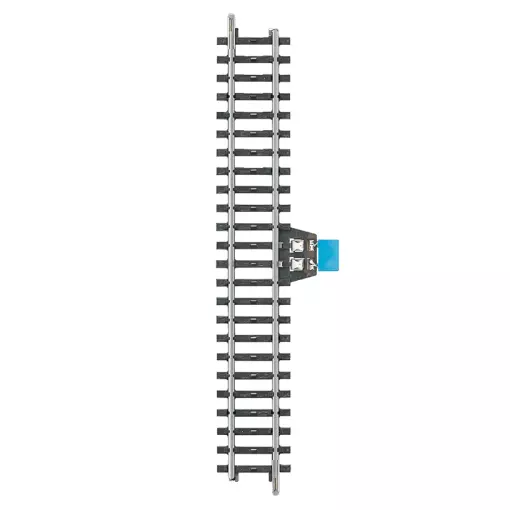 Rail d'alimentation non ballasté - Marklin 2292 - HO 1/87 - Code 83 - Voie K - Longueur 180 mm - 3R