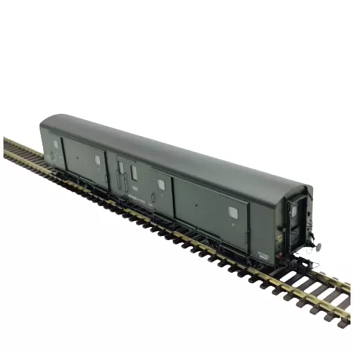 Kastenwagen mit Drehgestellen ex-PLM metallisiert - REE Modelle VB362 - HO 1/87 - SNCF - EP III