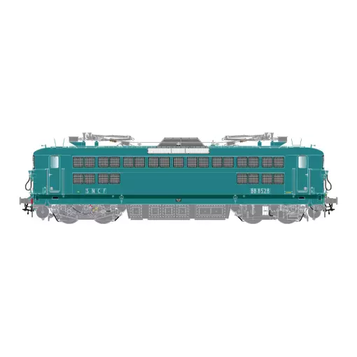 Elektrische Lokomotive BB 8528 - R37 H041046D - HO 1/87 - SNCF - Ep III - Digital - 2R