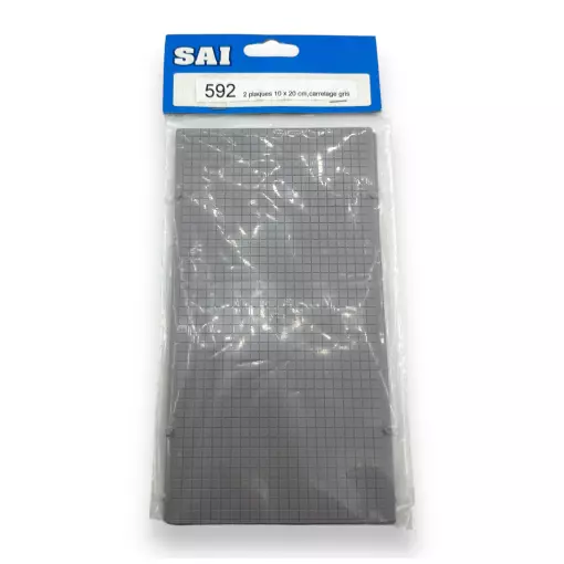 2 Plaques de carrelage gris - Sai 592