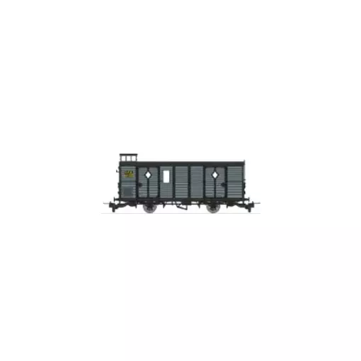 Wagon fourgon gris bleu, ferrures noires, N°2603 ( Train Touristique Velay ) - Ree Modèles VM052 - HOe/HOm - CFD - 2R