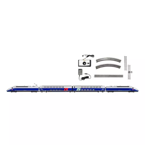 Coffret TGV Duplex Carmillon - Jouef HJ1061 - HO 1/87 - SNCF - Ep VI - Analogique - 2R 