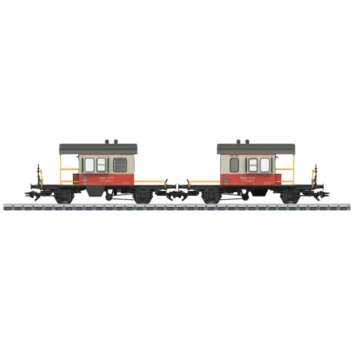 Coffret de wagons d'accouplement "Sputnik" Swiss Express - Märklin 46850 - SBB/CFF/FFS - HO 1/87 - EP. IV