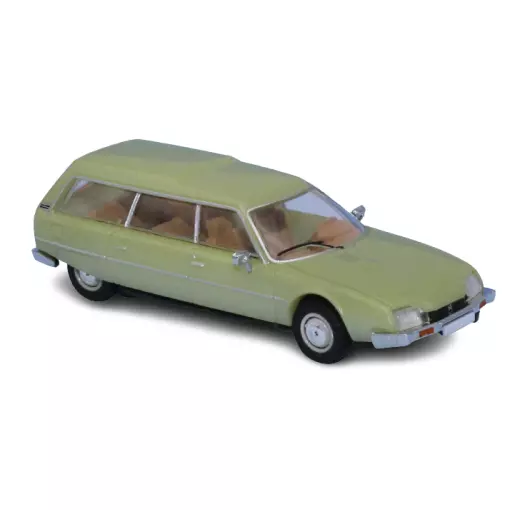 Voiture Citroën CX livrée verte SAI 2491 - HO : 1/87 - EP IV - Berline / Break